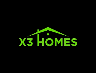 X3 Homes logo design by CreativeKiller