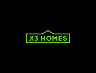 X3 Homes logo design by CreativeKiller