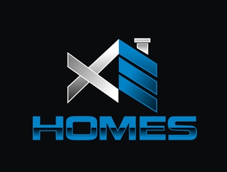 X3 Homes logo design by DreamLogoDesign