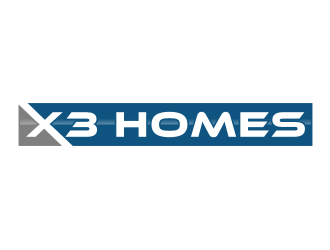 X3 Homes logo design by Shina
