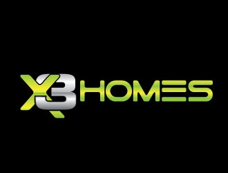 X3 Homes logo design by riezra