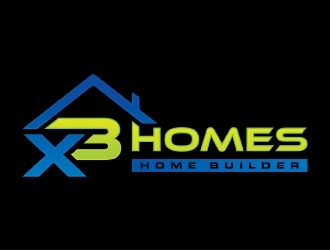 X3 Homes logo design by jishu