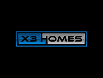 X3 Homes logo design by alby