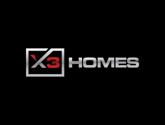 X3 Homes logo design by sndezzo