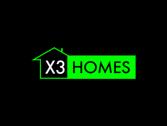 X3 Homes logo design by ingepro