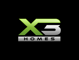 X3 Homes logo design by semar