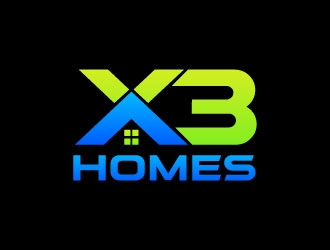X3 Homes logo design by zamzam