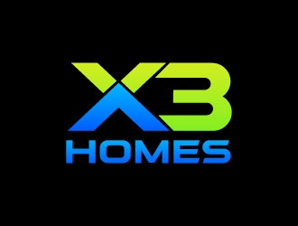 X3 Homes logo design by zamzam