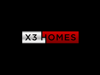 X3 Homes logo design by bomie