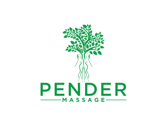 Pender Massage logo design by Shina