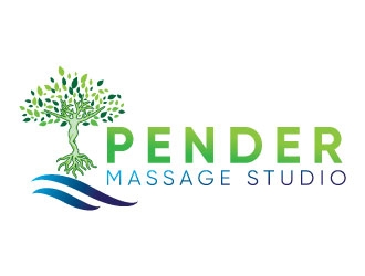 Pender Massage logo design by Erasedink