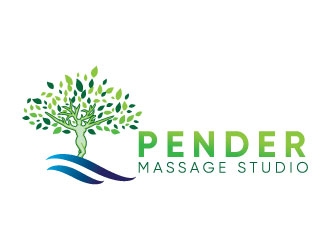 Pender Massage logo design by Erasedink
