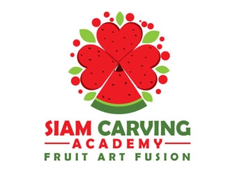 Siam Carving Academy logo design by shere