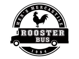 Rooster Bus logo design by ManishKoli