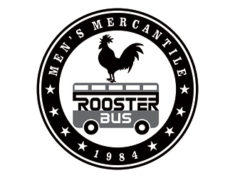 Rooster Bus logo design by ManishKoli