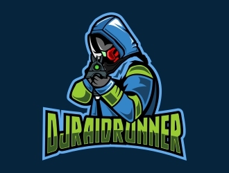 DJRaidRunner logo design by logoviral