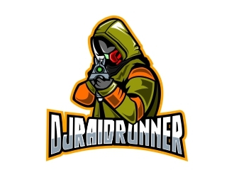 DJRaidRunner logo design by logoviral