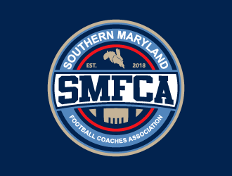 Southern Maryland Football Coaches Association logo design by fastsev