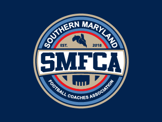 Southern Maryland Football Coaches Association logo design by fastsev