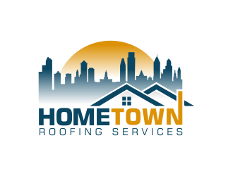 Hometown Roofing Services  logo design by pakderisher