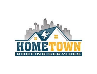Hometown Roofing Services  logo design by MarkindDesign
