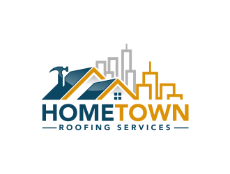 Hometown Roofing Services  logo design by pakderisher