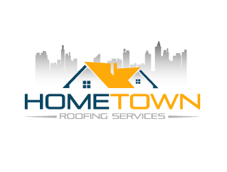 Hometown Roofing Services  logo design by grea8design