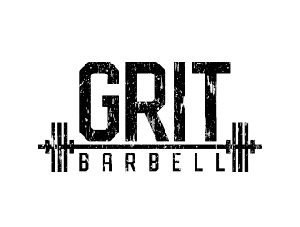 Grit Barbell logo design by MarkindDesign