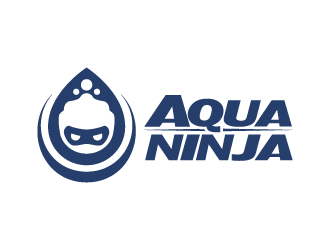 AquaNinja, Inc. logo design by JMikaze
