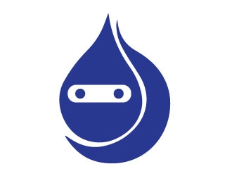 AquaNinja, Inc. logo design by Erasedink