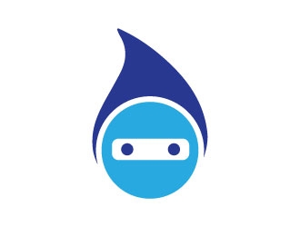AquaNinja, Inc. logo design by Erasedink