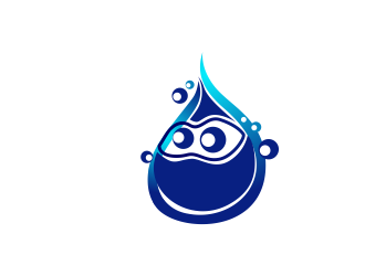 AquaNinja, Inc. logo design by gcreatives
