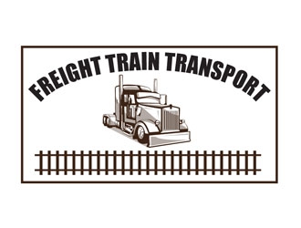 FREIGHT TRAIN TRANSPORT logo design by frontrunner