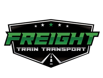 FREIGHT TRAIN TRANSPORT logo design by shere