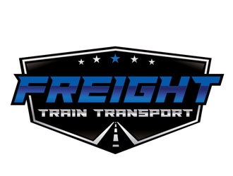 FREIGHT TRAIN TRANSPORT logo design by shere