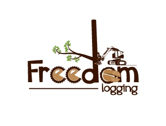 Freedom Logging Ltd logo design by Cyds