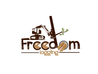 Freedom Logging Ltd logo design by Cyds