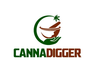 Canna Digger logo design by daywalker