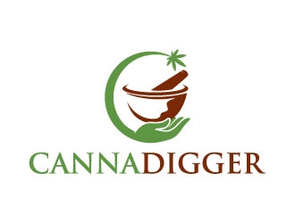 Canna Digger logo design by daywalker