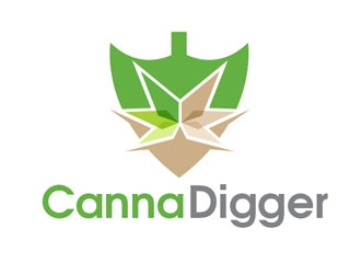 Canna Digger logo design by frontrunner