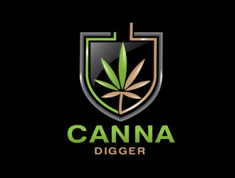 Canna Digger logo design by LogoInvent