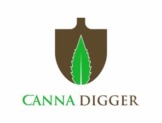 Canna Digger logo design by 48art