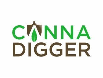 Canna Digger logo design by 48art