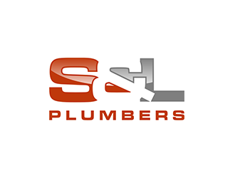 S & L Plumbers logo design by blackcane