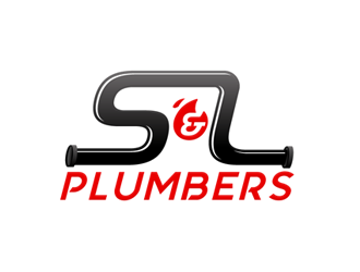 S & L Plumbers logo design by megalogos