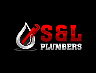 S & L Plumbers logo design by Suvendu
