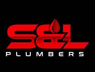 S & L Plumbers logo design by Suvendu