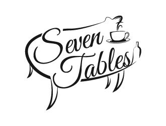 Seven Tables logo design by blink
