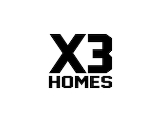 X3 Homes logo design by etrainor96
