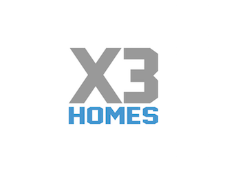 X3 Homes logo design by etrainor96
